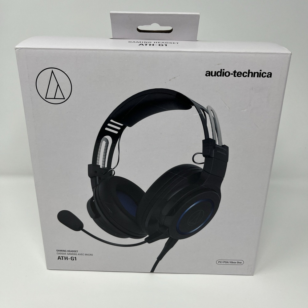 Audio-Technica ATH-G1 - Premium Gaming/Streaming Headphones with Removable Mic